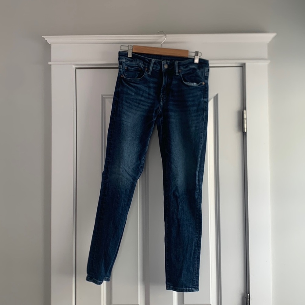American Eagle skinny air flex jeans blue 29x30